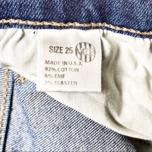 NWT VICE DENIM “Main” Stretchy Skinny Jeans, Size 25 - Picture 8 of 12